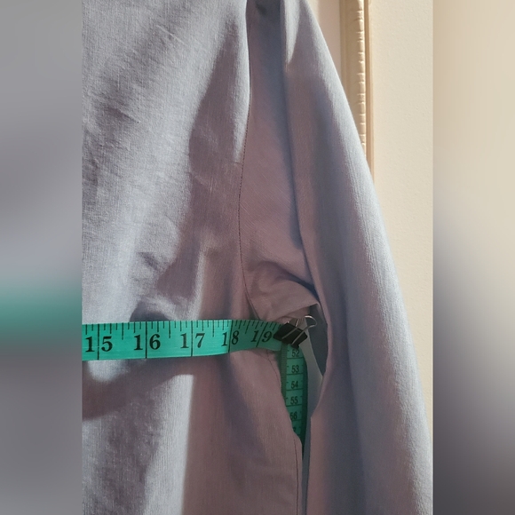 Forever 21 Light Blue  Embroidered  Oversized Shirt - Picture 7 of 8